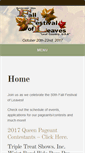 Mobile Screenshot of fallfestivalofleaves.com