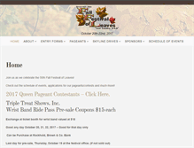 Tablet Screenshot of fallfestivalofleaves.com
